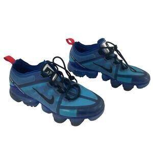 Nike Air VaporMax 2019 Blue Sneakers Unisex Kids’ Size 6 Preowned